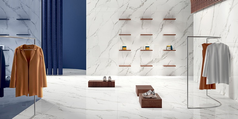 White Marble Look Tile
