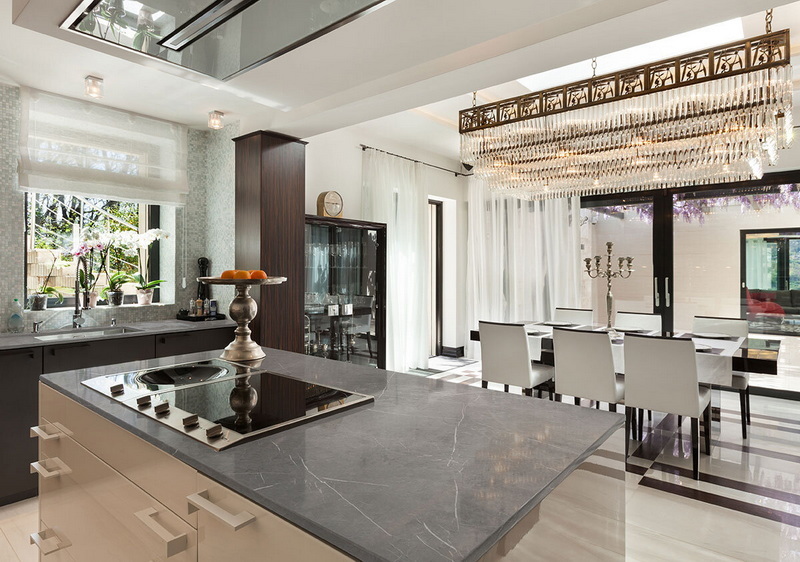 Can Porcelain Marble Slab Tile Be Used for Kitchen Countertops?