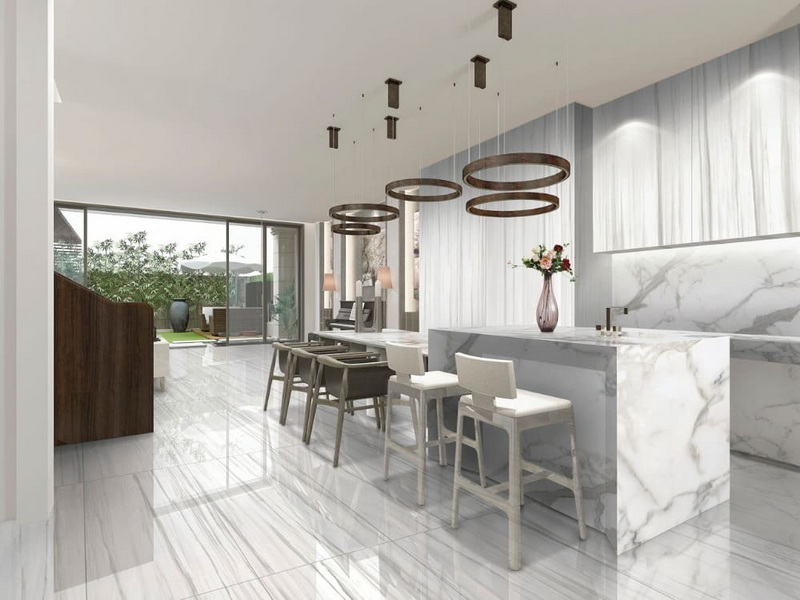 How Does Porcelain Carrara Marble Compare To Real Marble?
