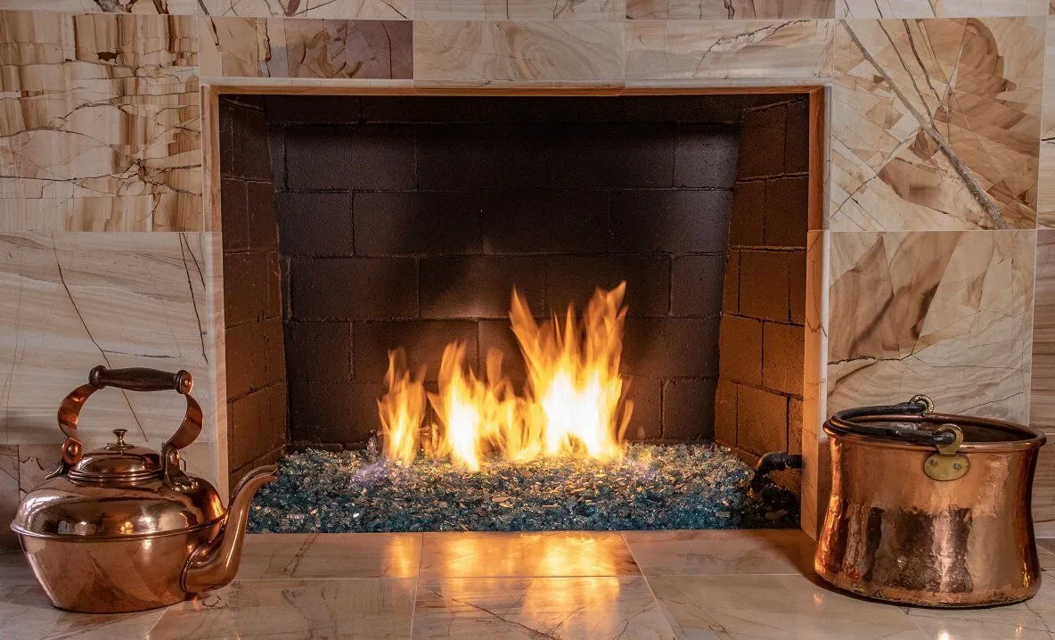 Engineered Stone Fireplace