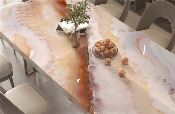 crystal glazed sintered stone slab