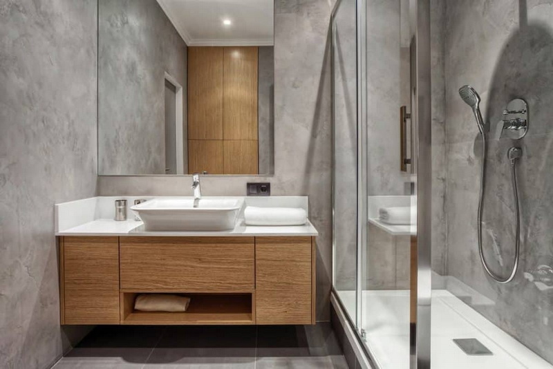 porcelain slabs shower