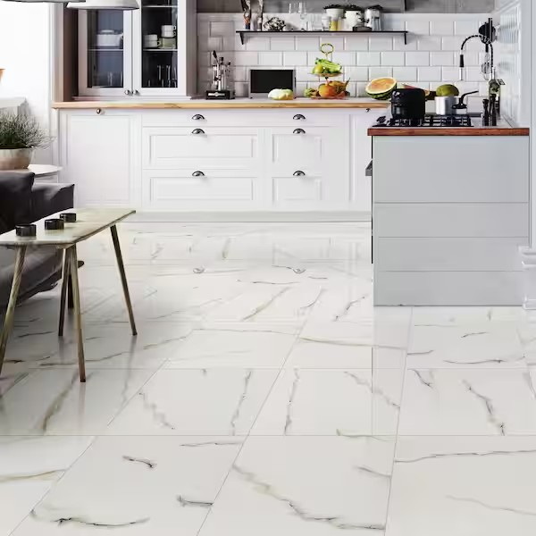 Which Manufacturers Offer Custom Calacatta White Marble Porcelain Slabs?
