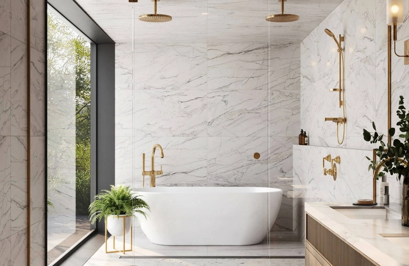 Statuario Bathroom Design