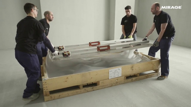 Porcelain Slab Moving Rack