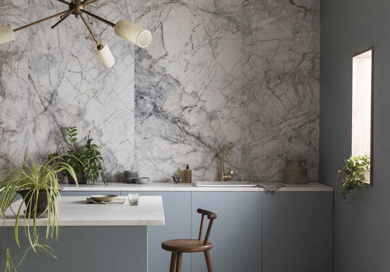 Matte Taupe Marble Porcelain