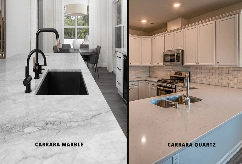 Carrara Marble Vs Quartz