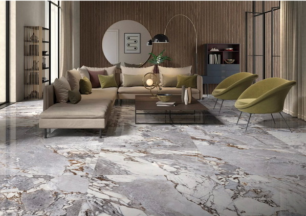 Baltoro Italiano Porcelain Slab living room