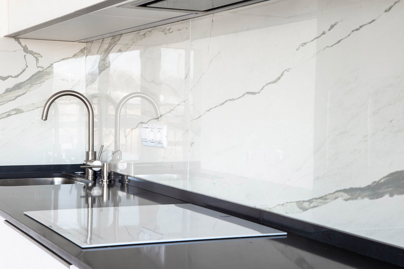 engineered kitchen backsplash Porcelain Slab