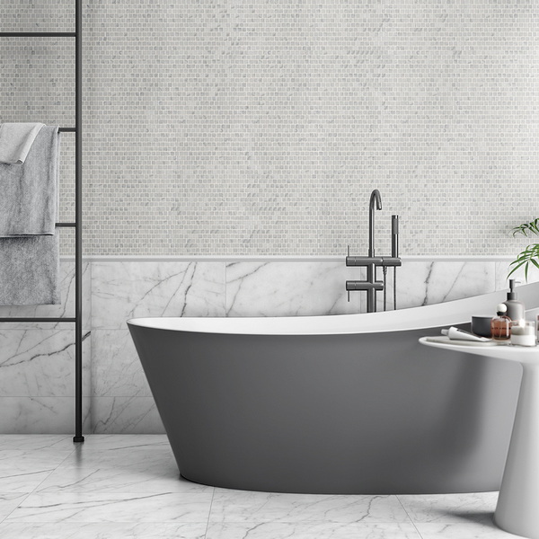 Carrara Marble Bathroom