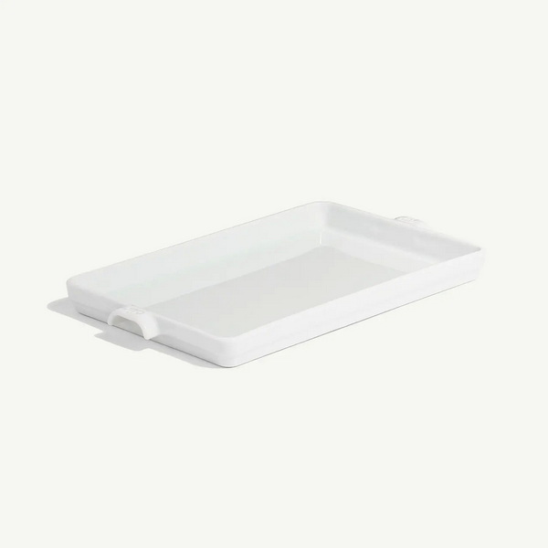 Porcelain Baking Slab white