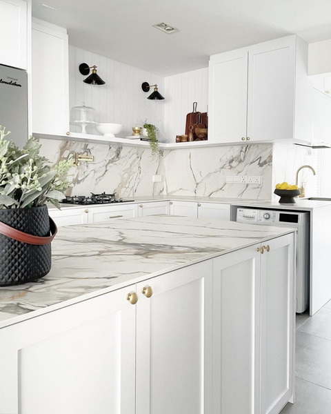 Alumbrado Sintered White Stone Slabs