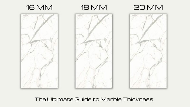 What Are The Standard Thickness Options for Carrara Marble?