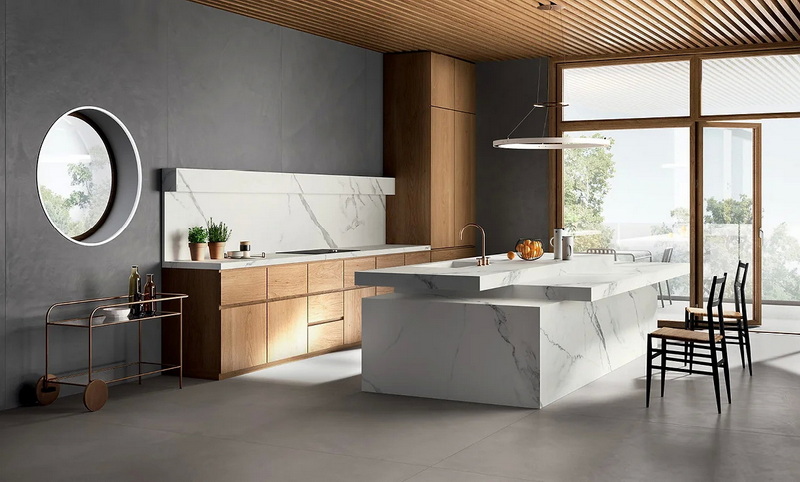What Designs Work Best with Porcelain Calcutta Slab Rex