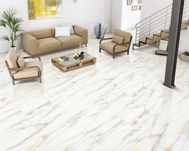 Bathroom Marble Look Tile
