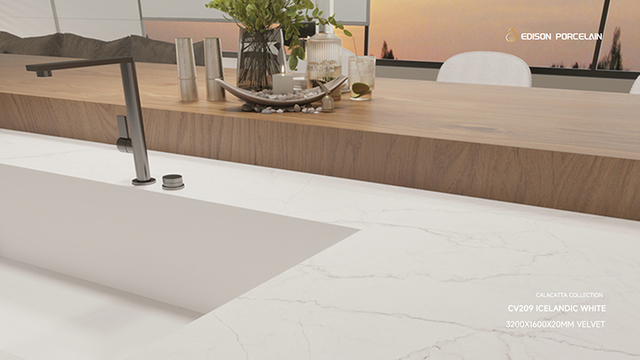 CV209 Icelandic White 3200x1600x20mm Island