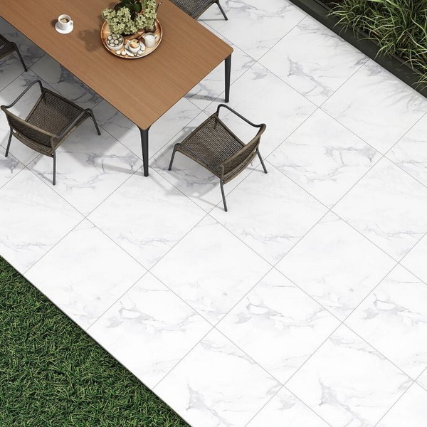 Are Carrara Marble White Outdoor Slab Tiles Durable for All Seasons?