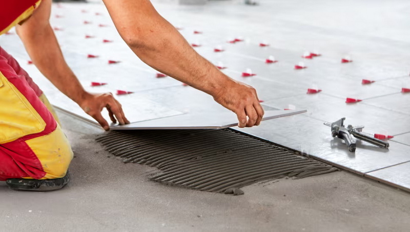 Lay Porcelain Tile on Concrete Slab_1