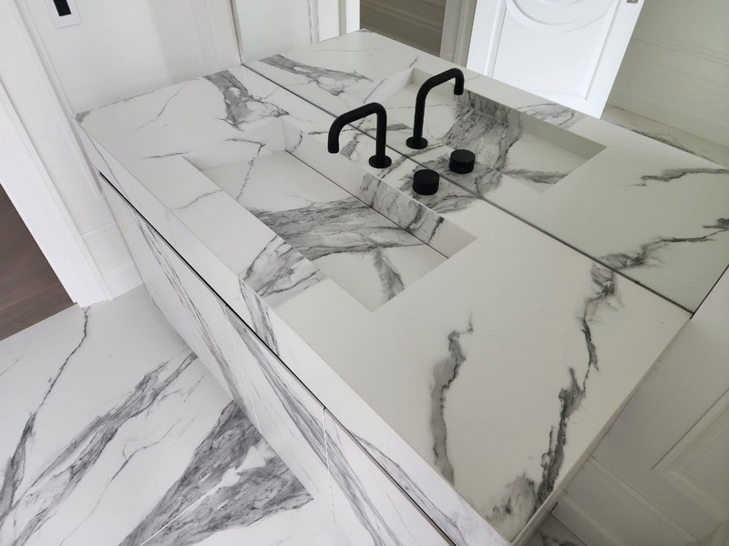 How To Make A Vanity Top From Porcelain Slab?