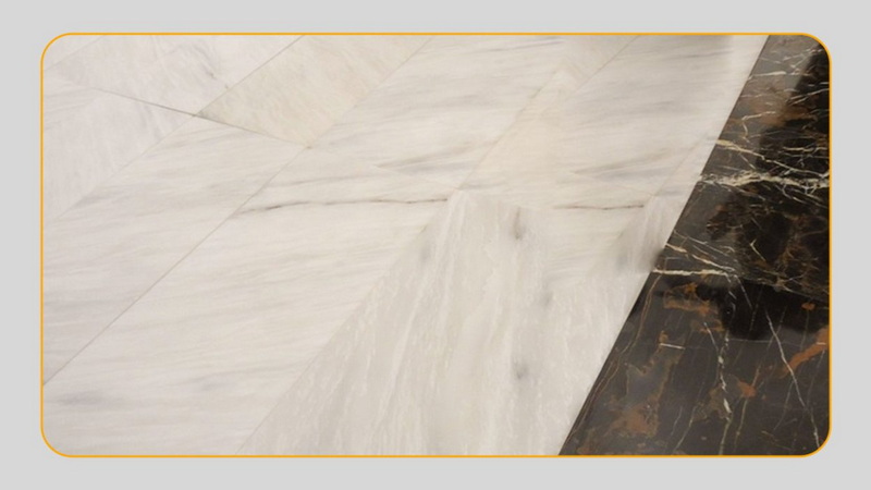 Sunny White Marble
