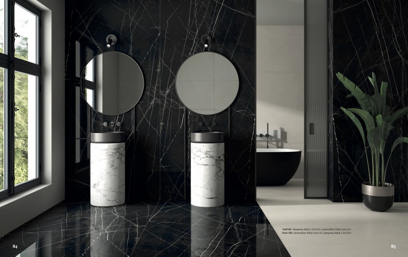 Porcelain Slab Negro Marquina