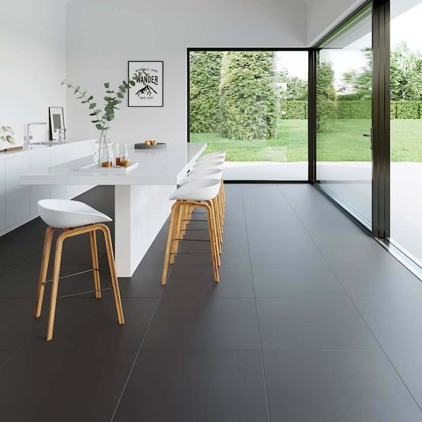 Is Black Porcelain Slab Flooring Right for My Home?