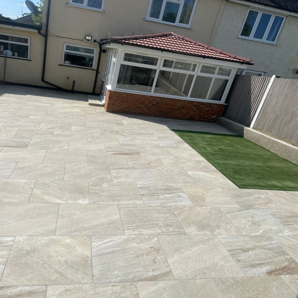 Beige Outdoor Flooring