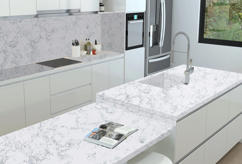 Porcelain Marble Slab Kitchen