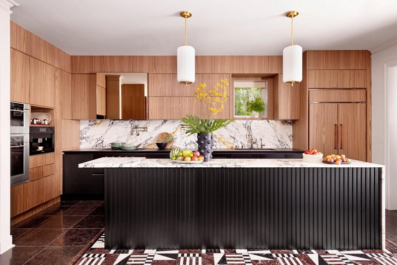 How To Style A Kitchen Using Laguna Very White Porcelain 1 2 Slab