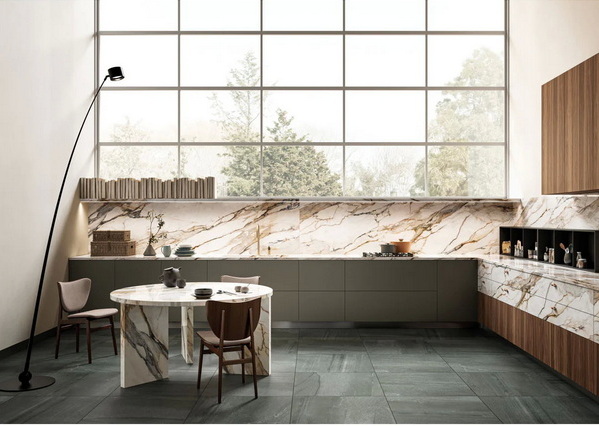 Bedrosians Magnifica Encore Bookmatch Porcelain Tile