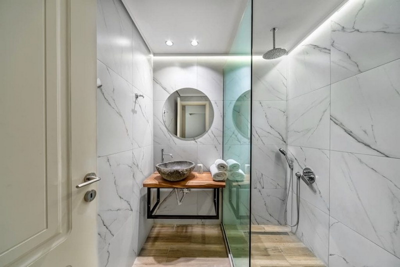 porcelain slabs shower