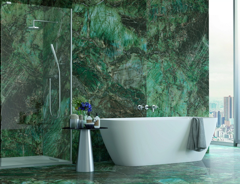 Is Green Porcelain Slab The Next Big Trend in Interior Decor?
