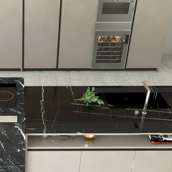 How Durable Is Sahara Noir Porcelain Slab for Kitchen Countertops?