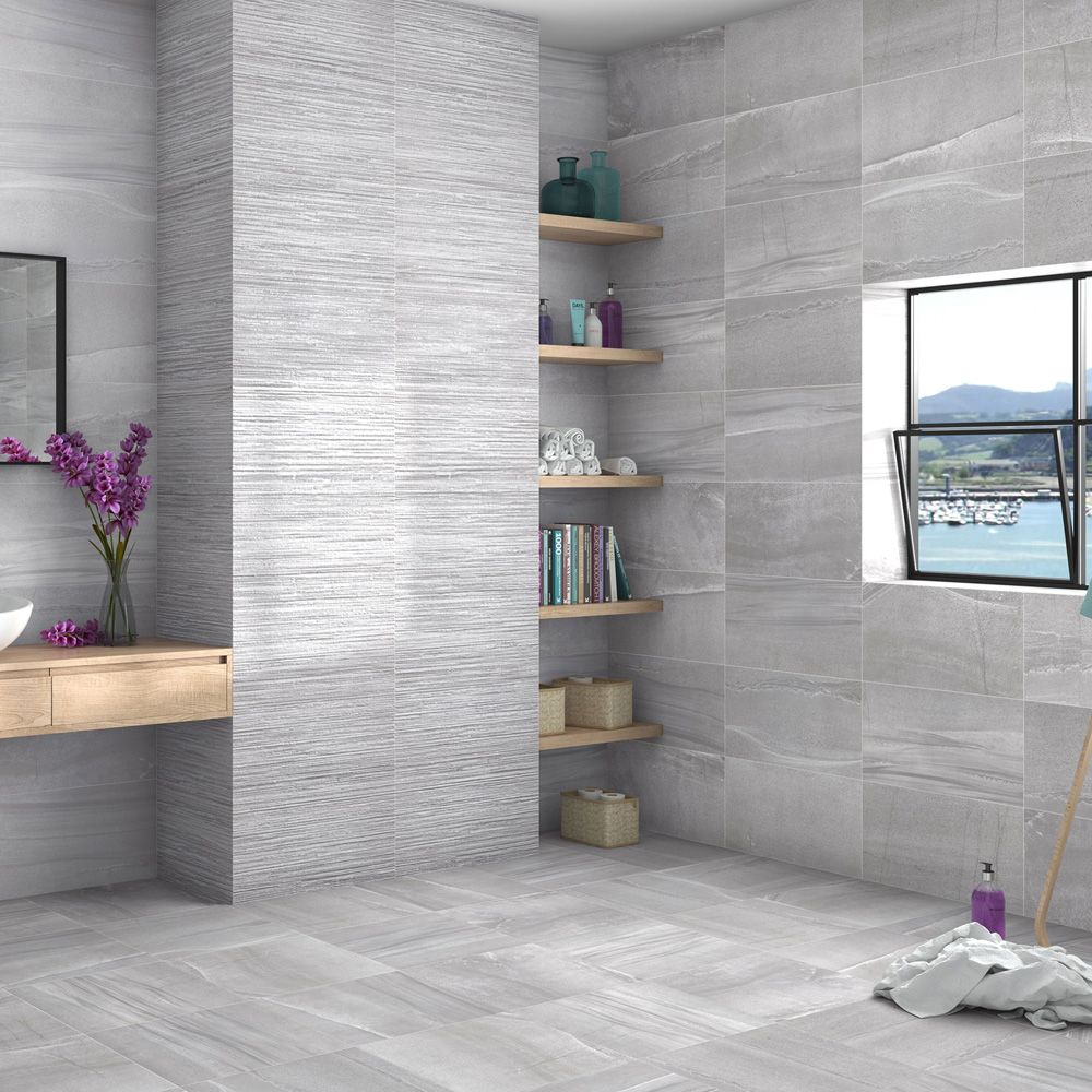 Light Grey Stone Tiles