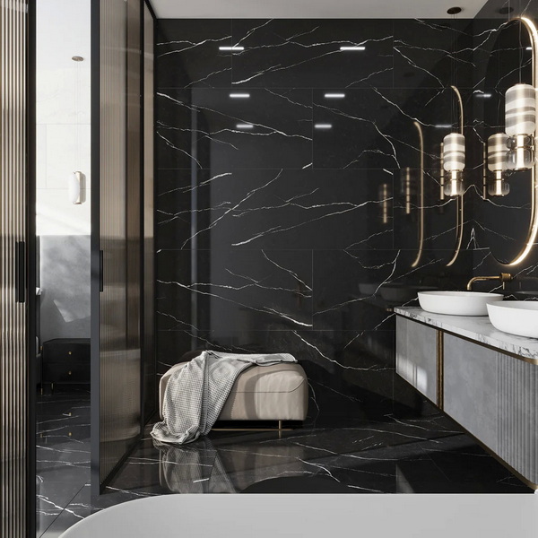 Which Black Marble Porcelain Slab Designs Are Trending in 2025?