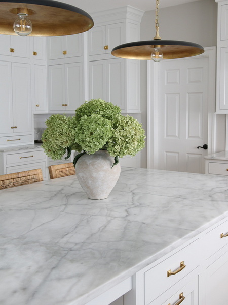 honed marble countertops