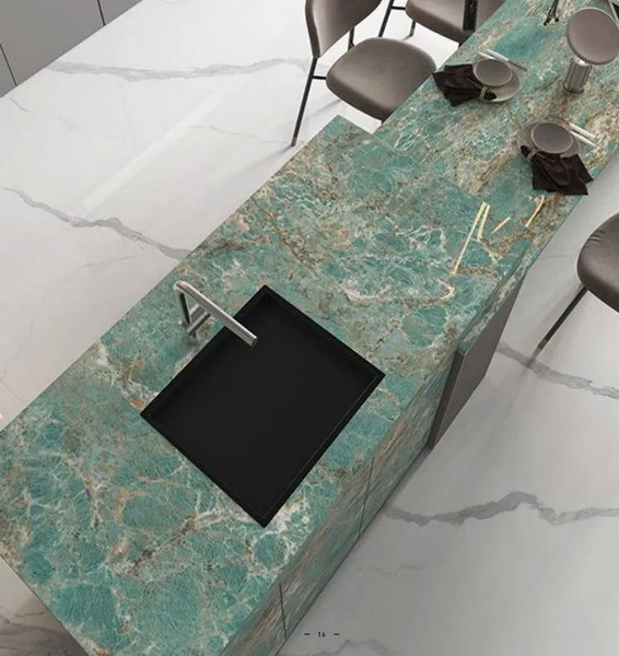 Sintered Stone Green Porcelain Slab