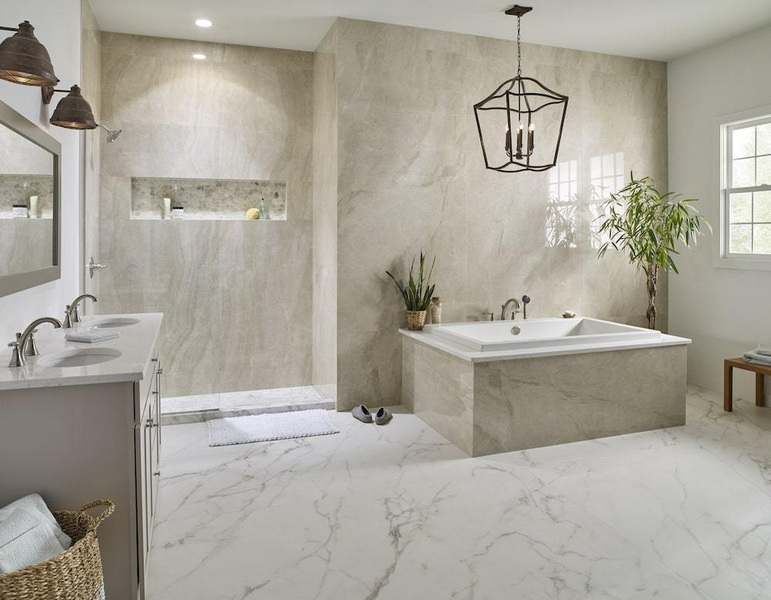 How Durable Are Porcelain Slab Showers Compared To Other Materials?
