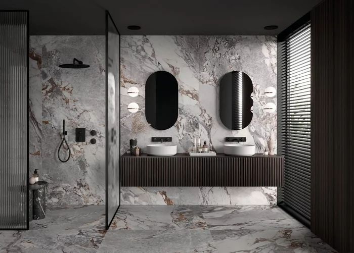 Baltoro Italiano Porcelain Slab with mirro