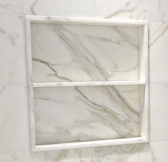 Where Do You Find Marble Slab for Shower Niche Shelf?