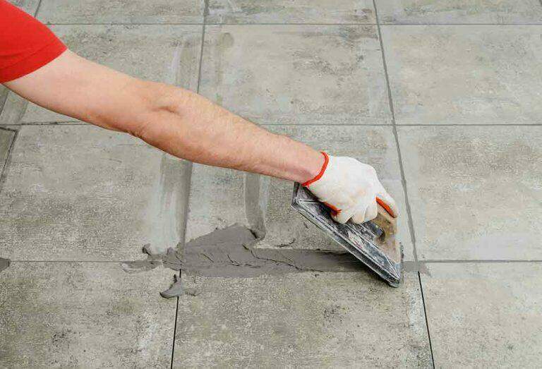 Concrete Floor Tiling