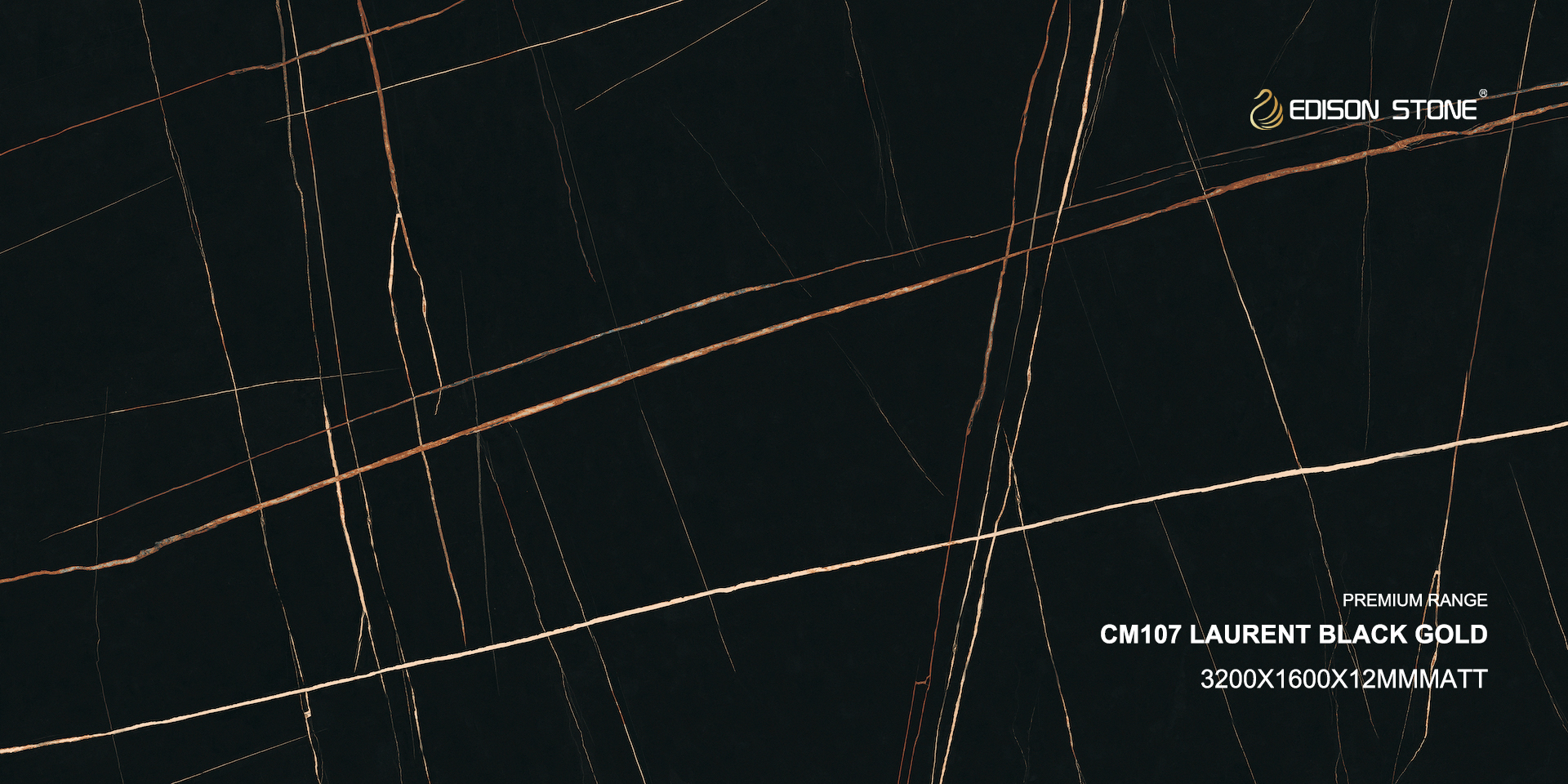 Laurent Black Gold CM107
