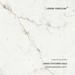 Statuario Gold Porcelain