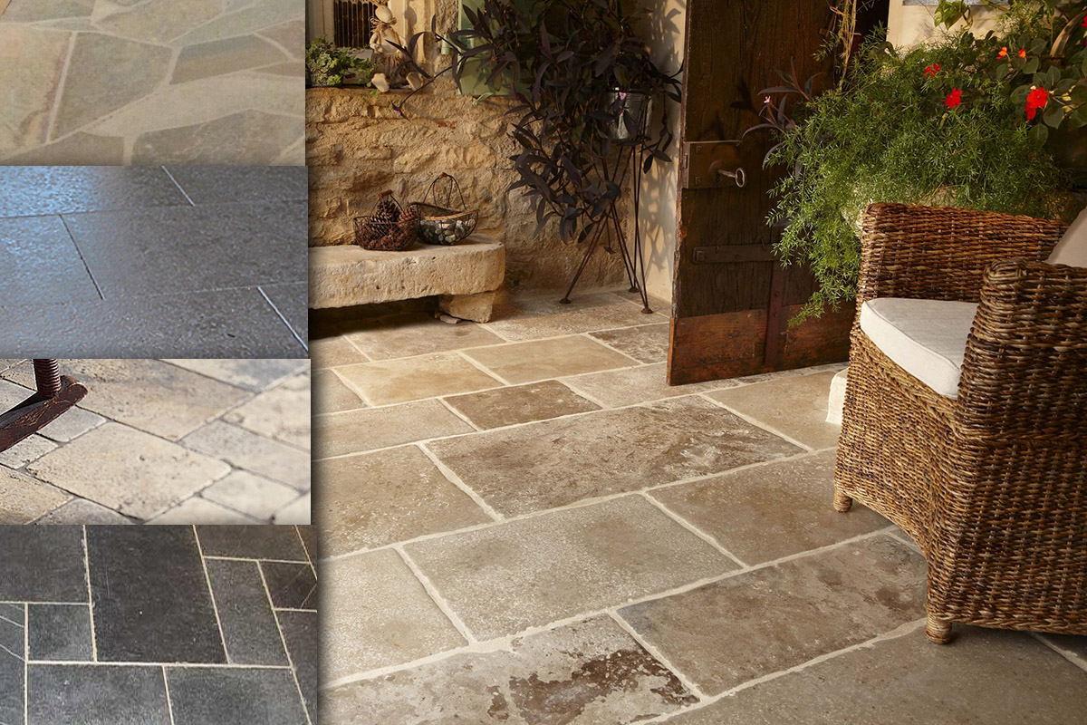 Beige Stone Bathroom Tiles