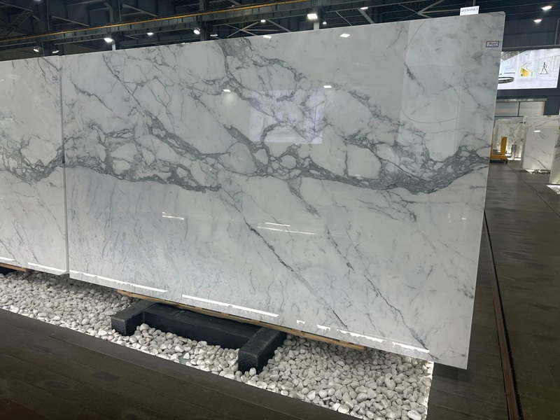 Top Quality Bianco Calacatta Marble Slab for Kitchen and Bathroom