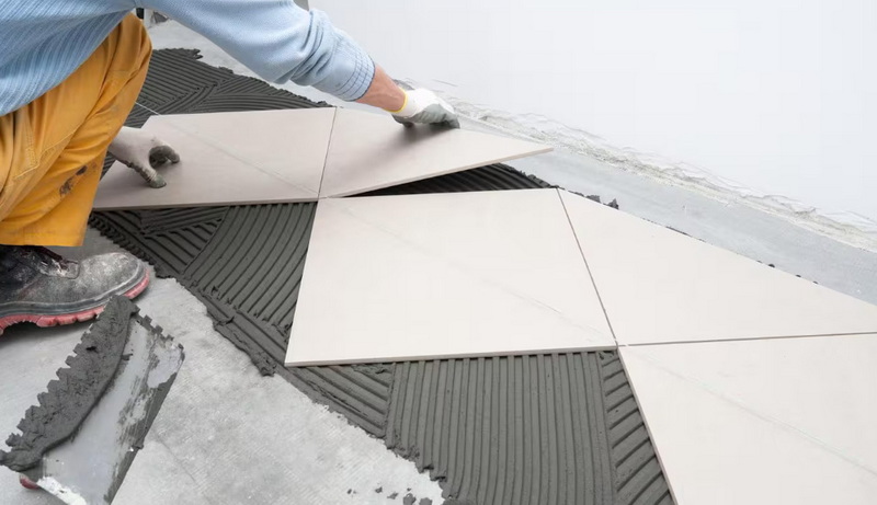 How To Install Porcelain Tile on Concrete Slab?