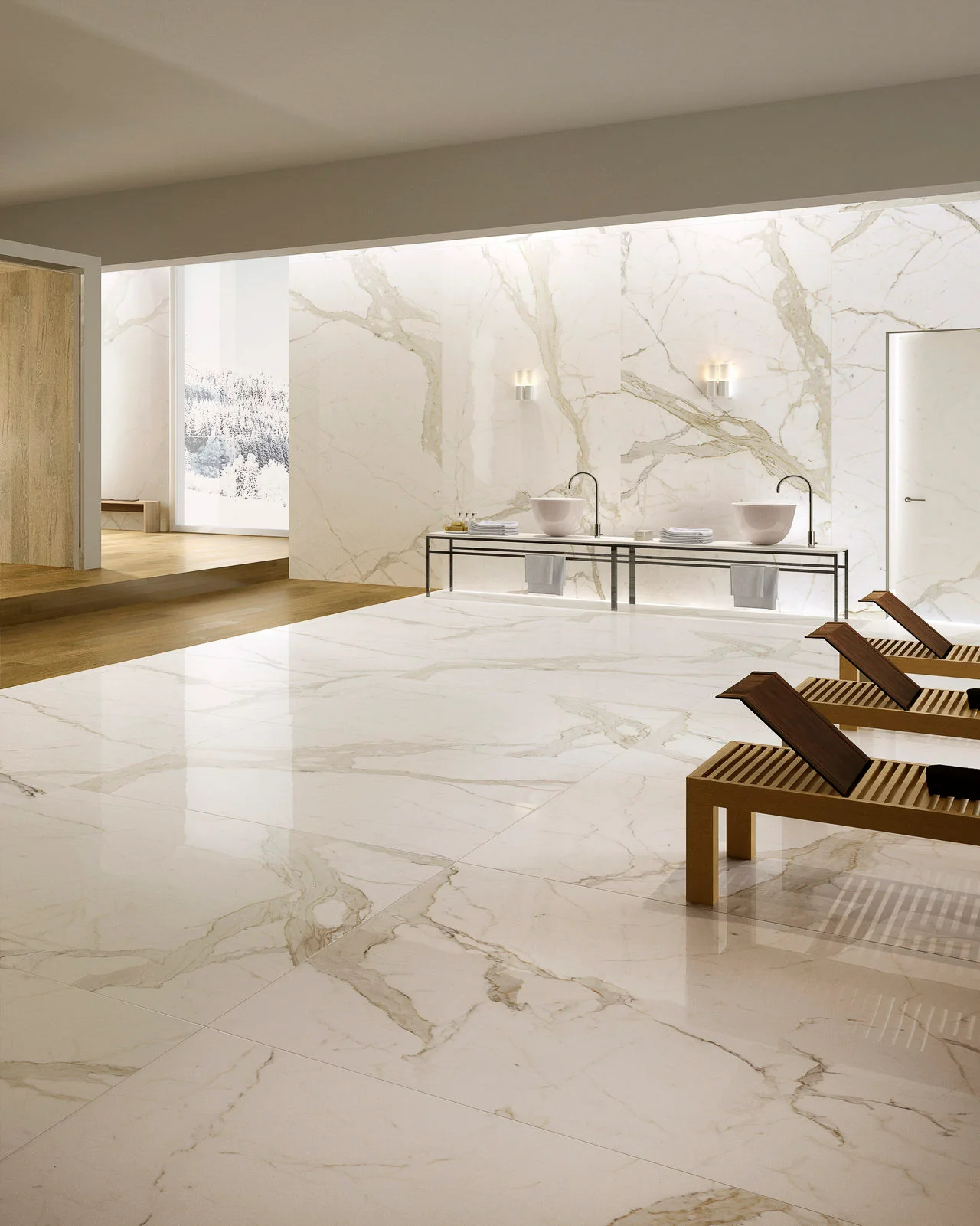 Stone Look Calacatta slab