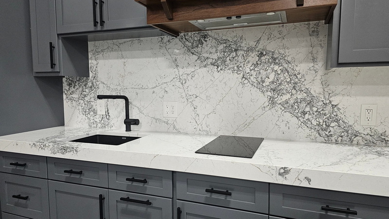 Porcelain Slab backsplash