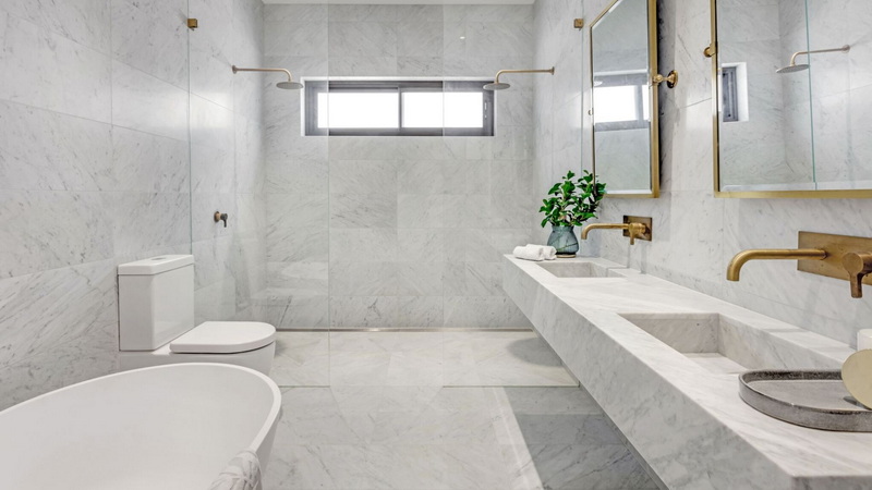 Why Choose Carrara Marble Over Tiles for Your Shower?