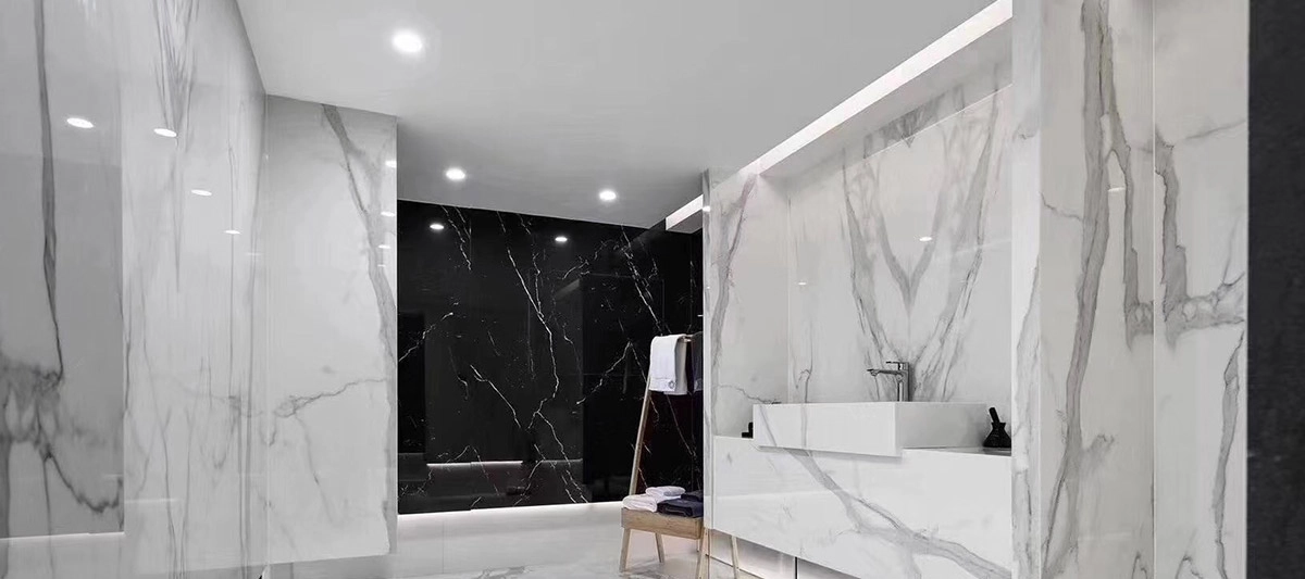 Modern Sintered White Stone Slab